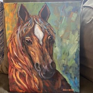 16x20 canvas..oil painted